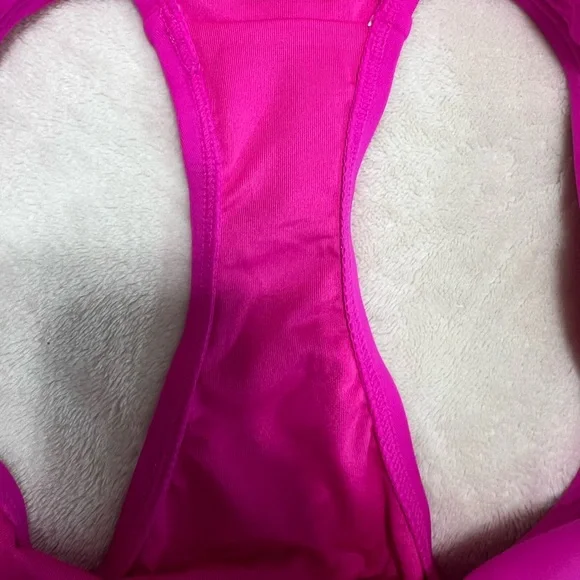 Kate Spade Bikini Set Size Medium NWT Hot Pink Underwire Top 2 Piece Swimsuit - Picture 7 of 10